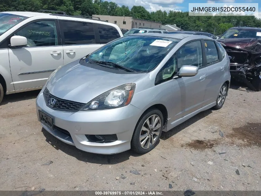 2013 Honda Fit Sport VIN: JHMGE8H52DC055440 Lot: 39769975