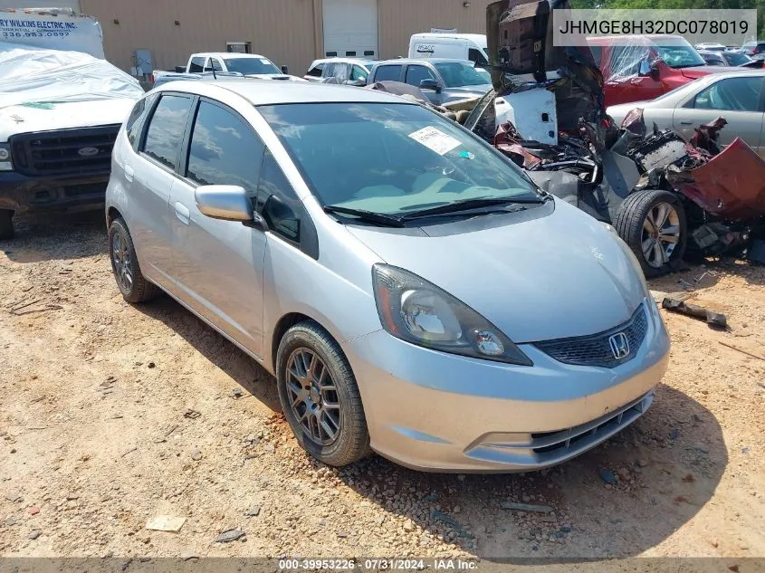 JHMGE8H32DC078019 2013 Honda Fit