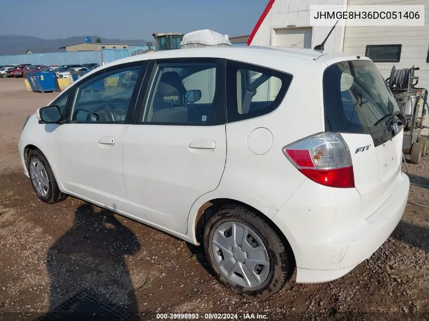 JHMGE8H36DC051406 2013 Honda Fit