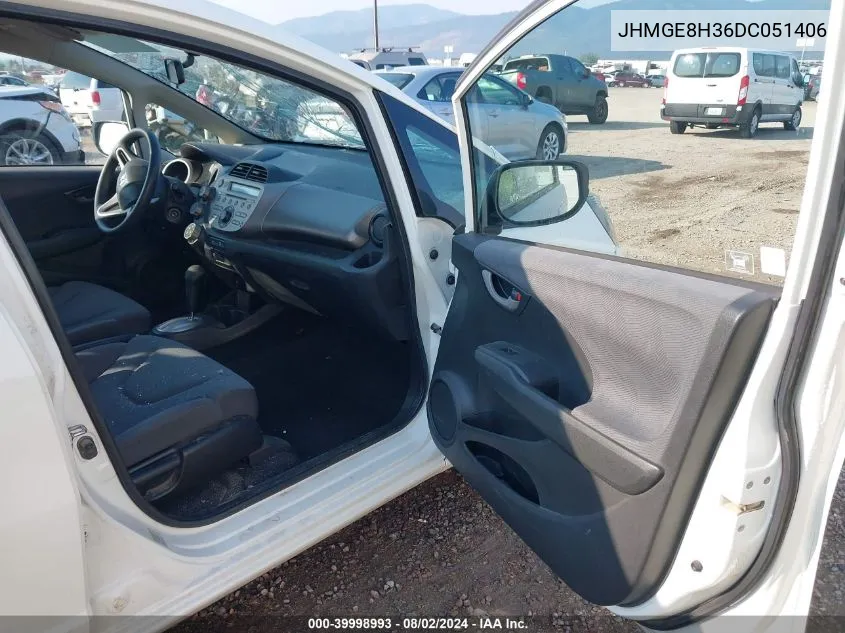 JHMGE8H36DC051406 2013 Honda Fit