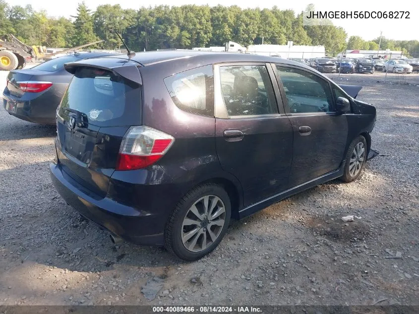 JHMGE8H56DC068272 2013 Honda Fit Sport