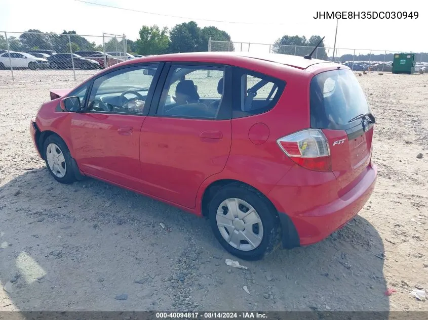 JHMGE8H35DC030949 2013 Honda Fit