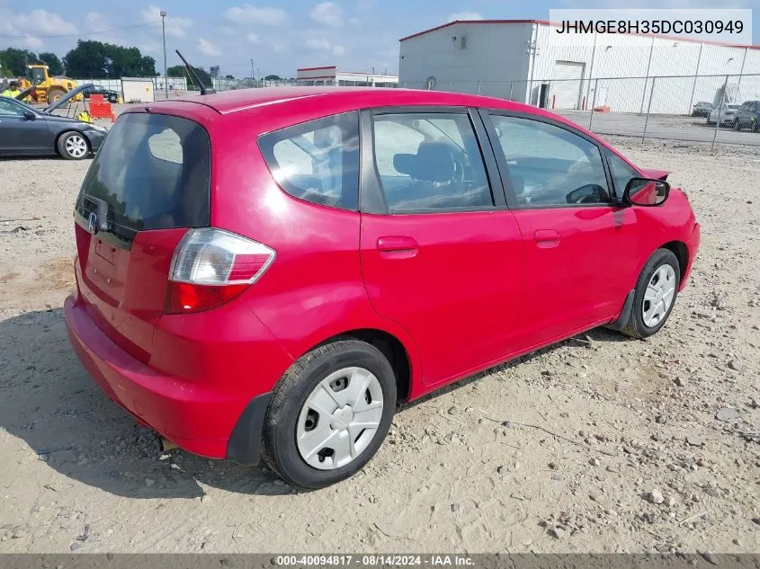 2013 Honda Fit VIN: JHMGE8H35DC030949 Lot: 40094817