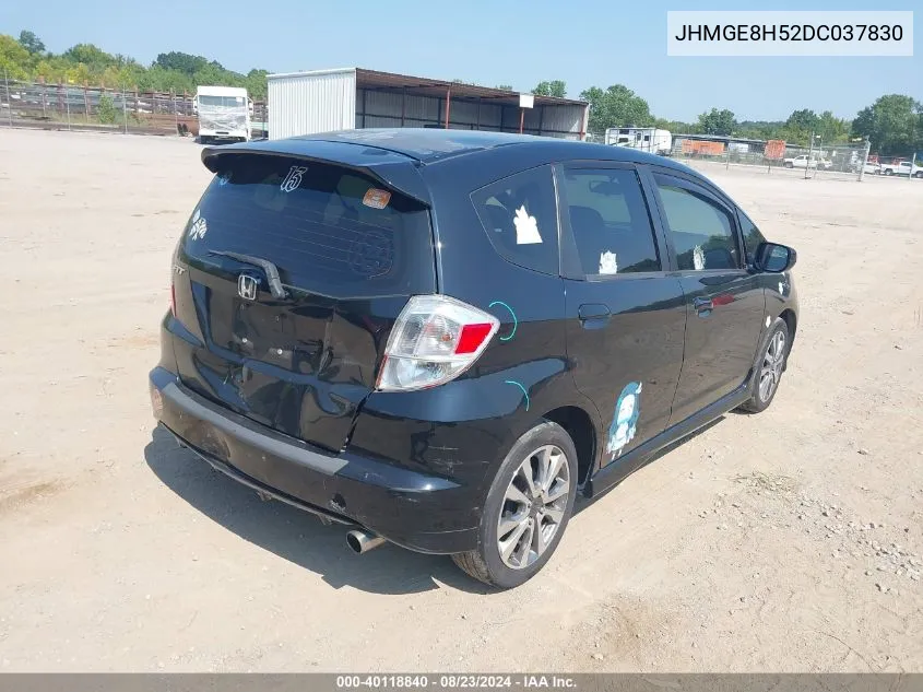 JHMGE8H52DC037830 2013 Honda Fit Sport