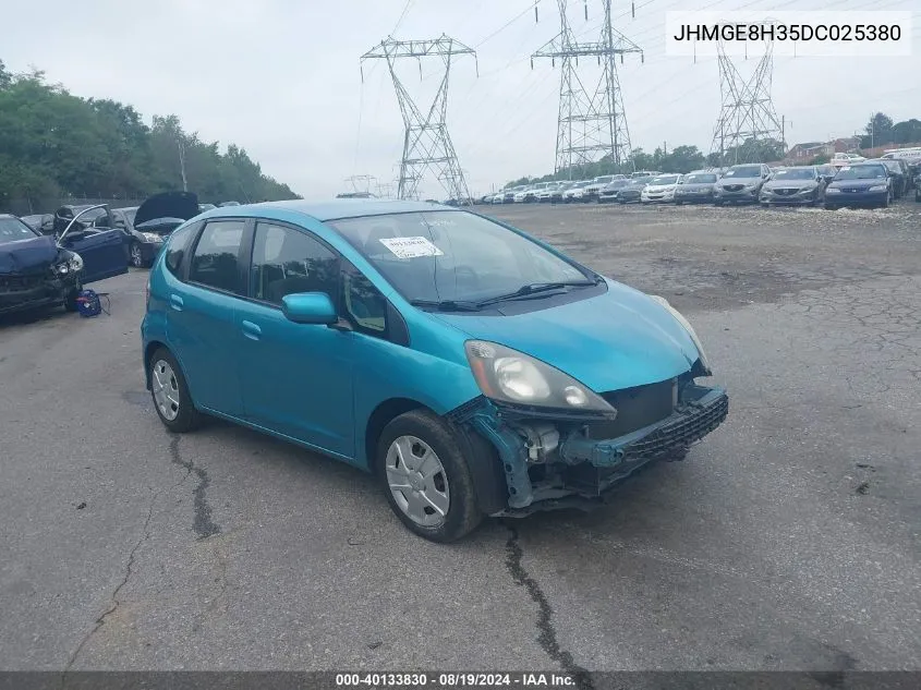 JHMGE8H35DC025380 2013 Honda Fit