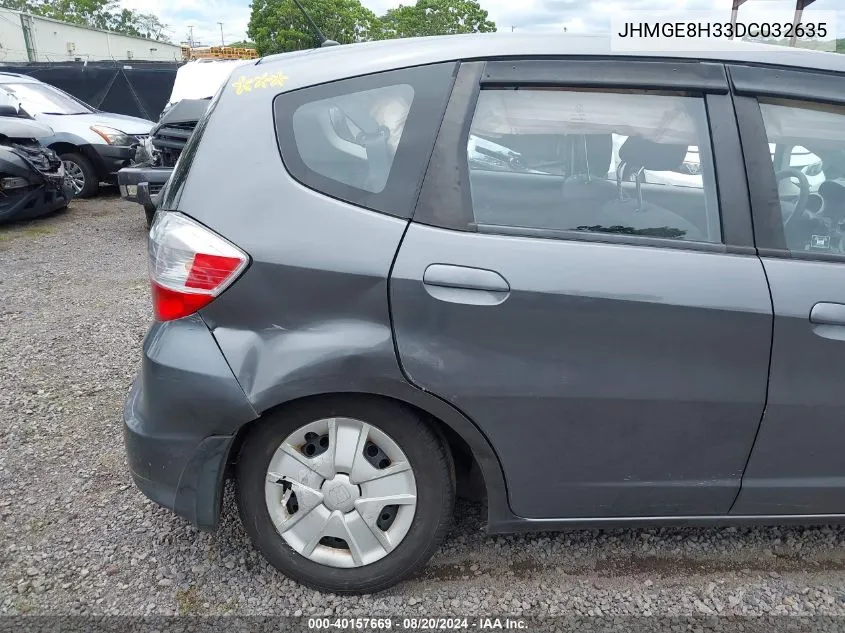 JHMGE8H33DC032635 2013 Honda Fit