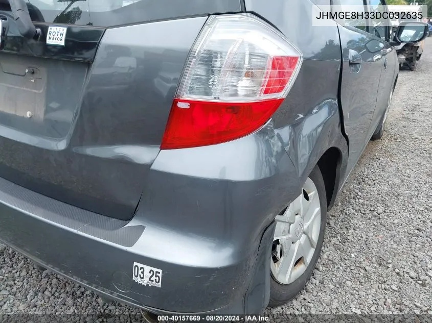 JHMGE8H33DC032635 2013 Honda Fit