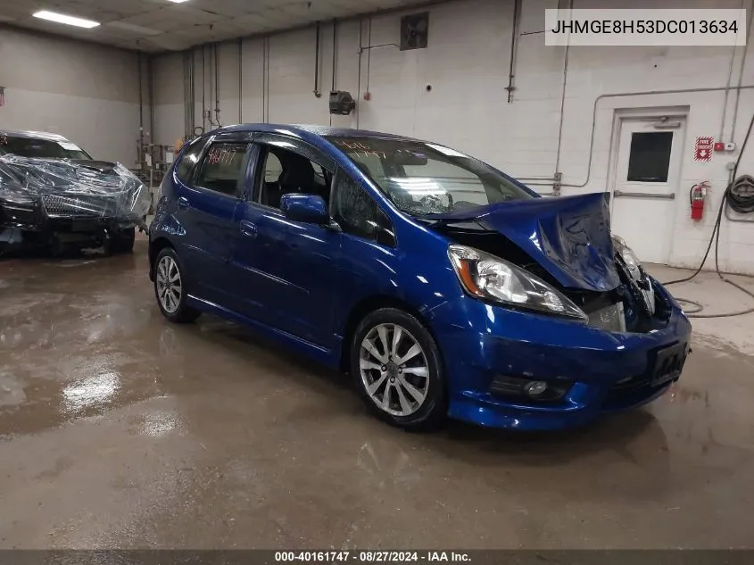 JHMGE8H53DC013634 2013 Honda Fit Sport