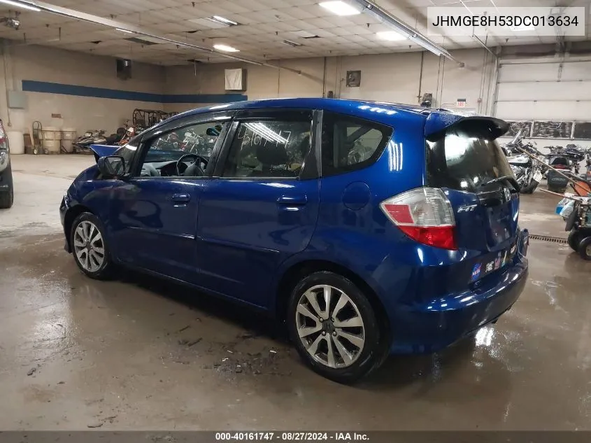 2013 Honda Fit Sport VIN: JHMGE8H53DC013634 Lot: 40161747