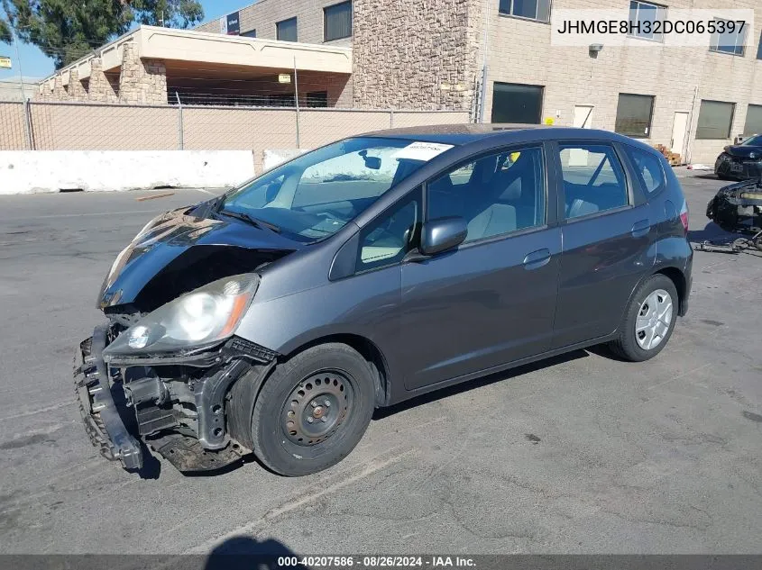 2013 Honda Fit VIN: JHMGE8H32DC065397 Lot: 40207586