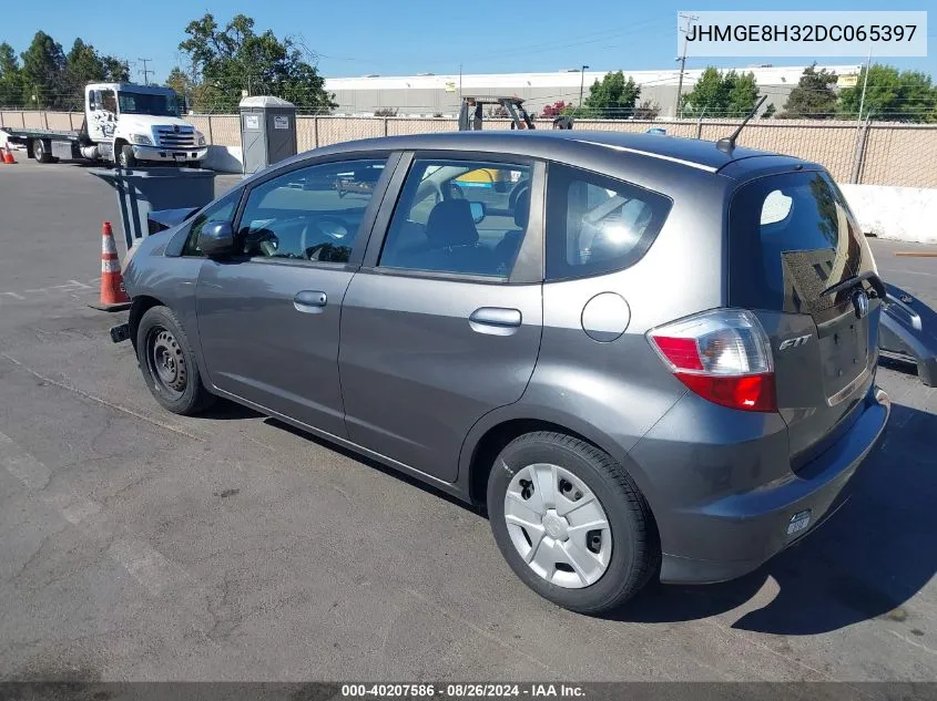 JHMGE8H32DC065397 2013 Honda Fit