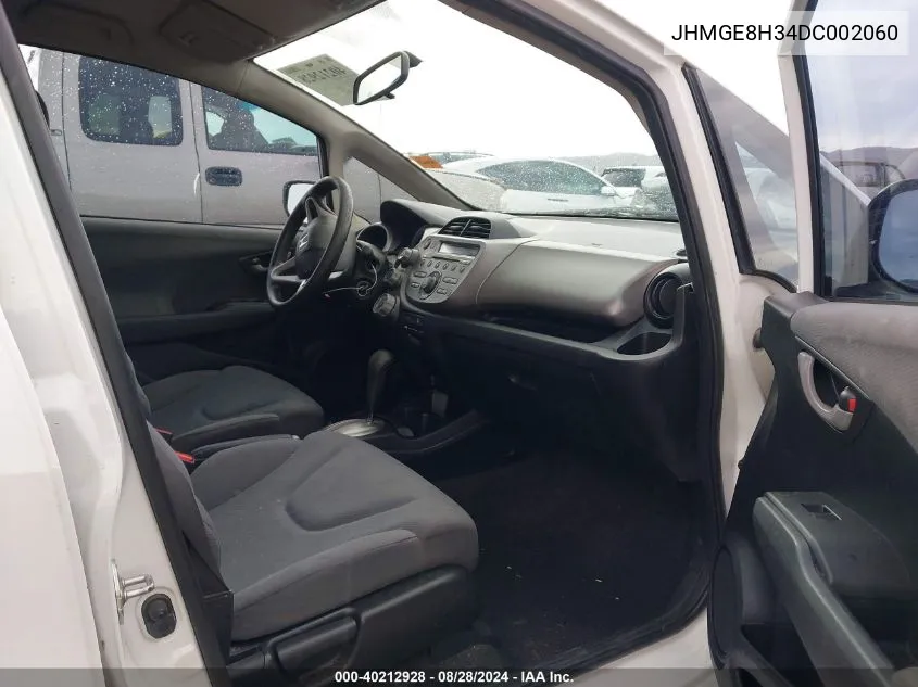 2013 Honda Fit VIN: JHMGE8H34DC002060 Lot: 40212928