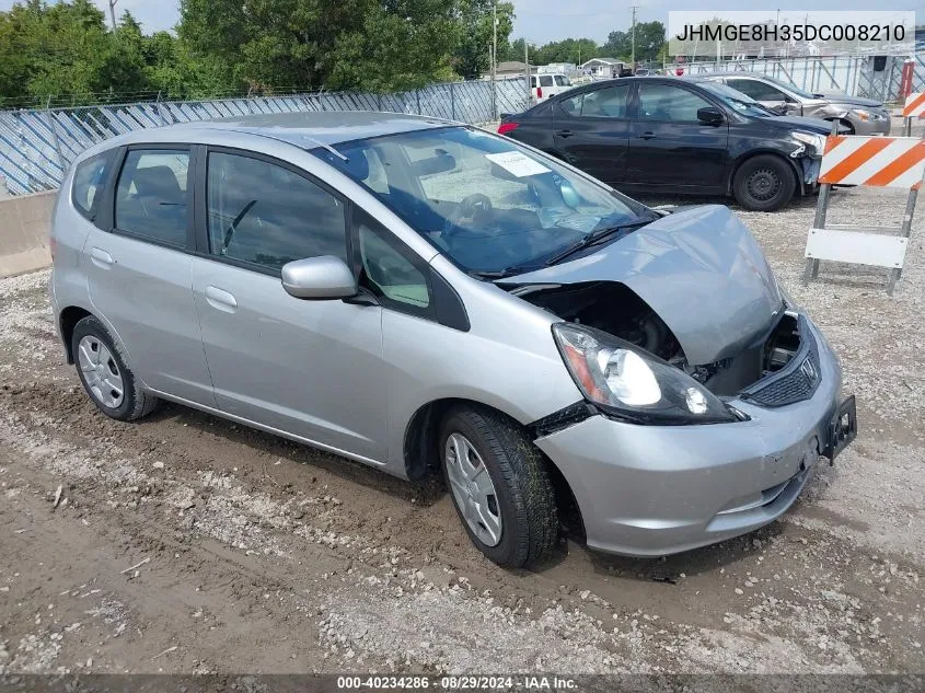 2013 Honda Fit VIN: JHMGE8H35DC008210 Lot: 40234286