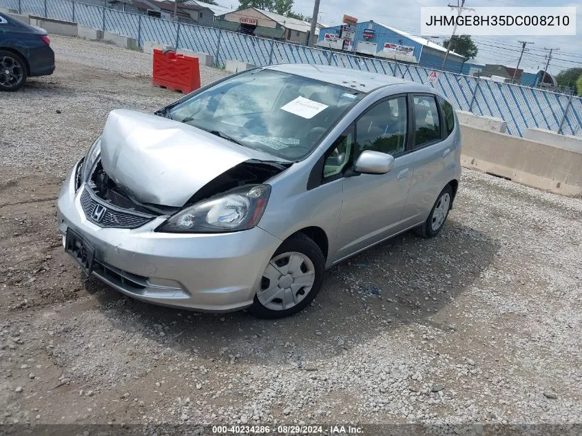 2013 Honda Fit VIN: JHMGE8H35DC008210 Lot: 40234286