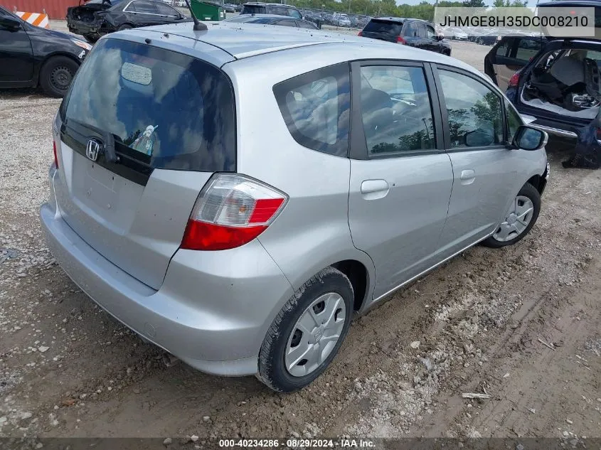 2013 Honda Fit VIN: JHMGE8H35DC008210 Lot: 40234286