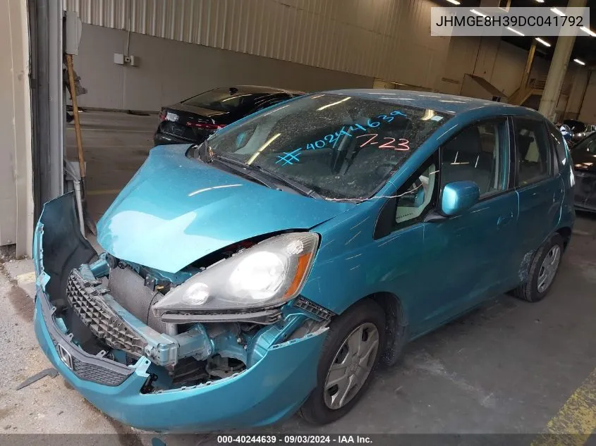 JHMGE8H39DC041792 2013 Honda Fit