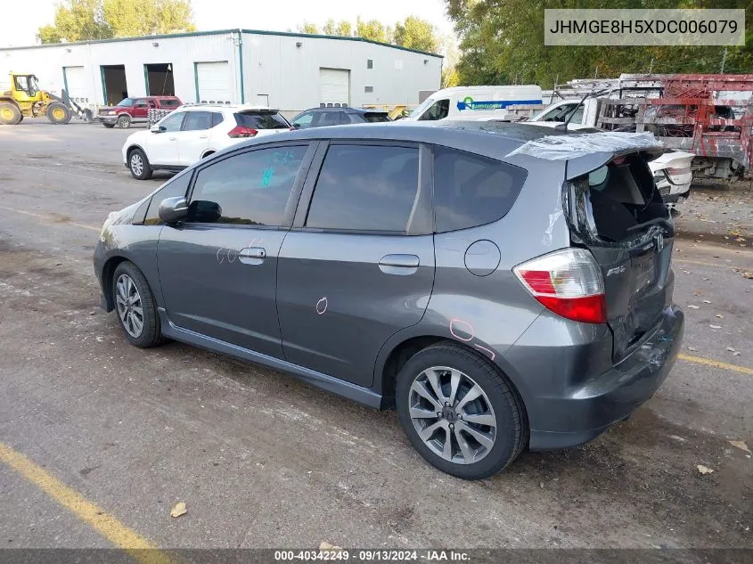 JHMGE8H5XDC006079 2013 Honda Fit Sport