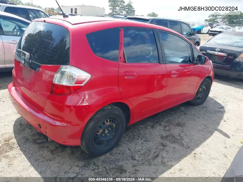 2013 Honda Fit VIN: JHMGE8H30DC028204 Lot: 40346338