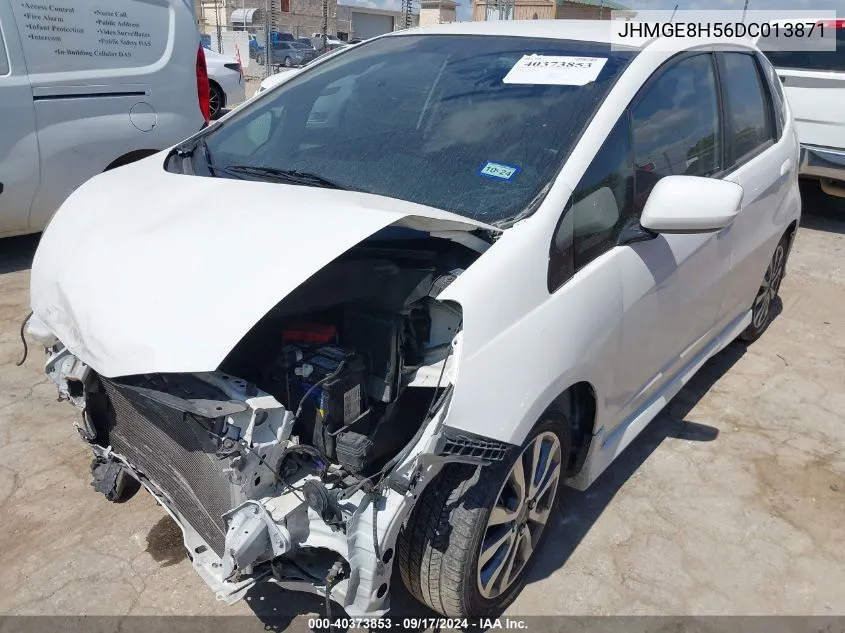 JHMGE8H56DC013871 2013 Honda Fit Sport