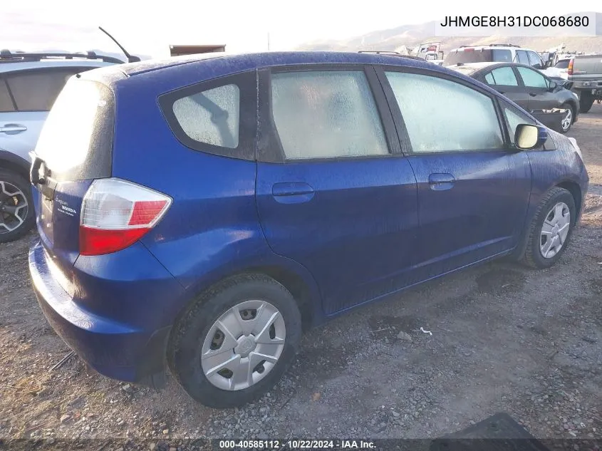 2013 Honda Fit VIN: JHMGE8H31DC068680 Lot: 40585112