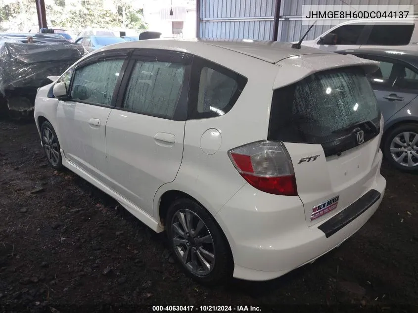 2013 Honda Fit Sport VIN: JHMGE8H60DC044137 Lot: 40630417