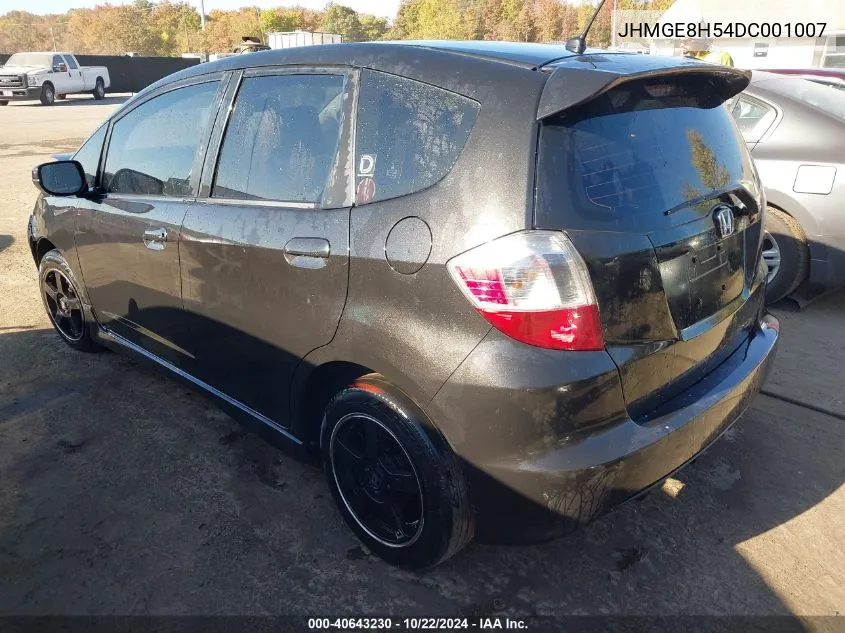 2013 Honda Fit Sport VIN: JHMGE8H54DC001007 Lot: 40643230