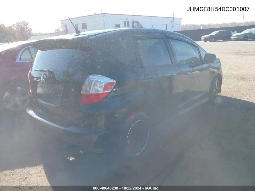 2013 Honda Fit Sport VIN: JHMGE8H54DC001007 Lot: 40643230