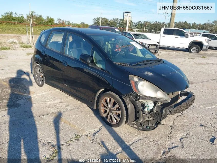 2013 Honda Fit Sport VIN: JHMGE8H55DC031567 Lot: 40643839