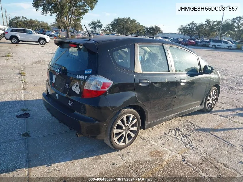 2013 Honda Fit Sport VIN: JHMGE8H55DC031567 Lot: 40643839