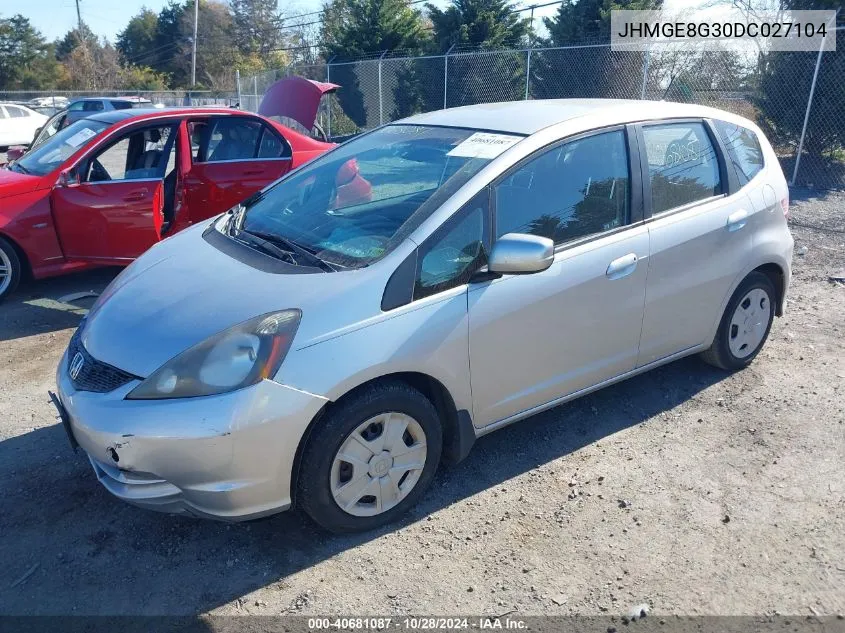 JHMGE8G30DC027104 2013 Honda Fit