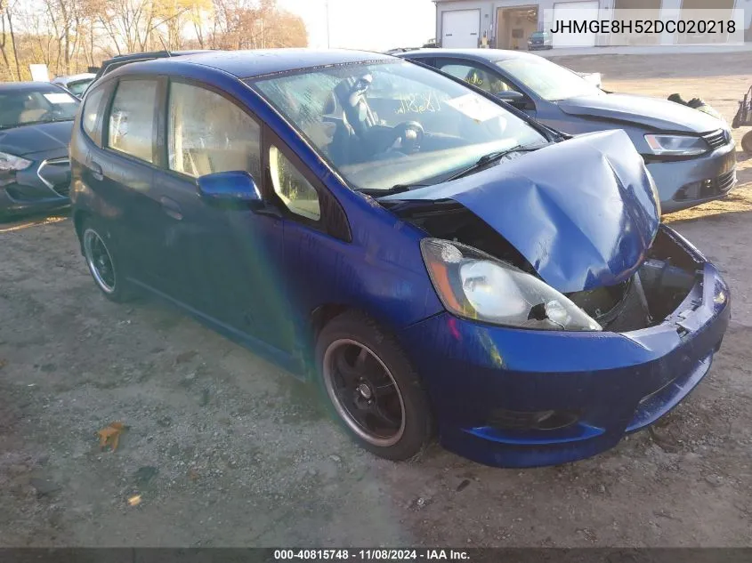 2013 Honda Fit Sport VIN: JHMGE8H52DC020218 Lot: 40815748