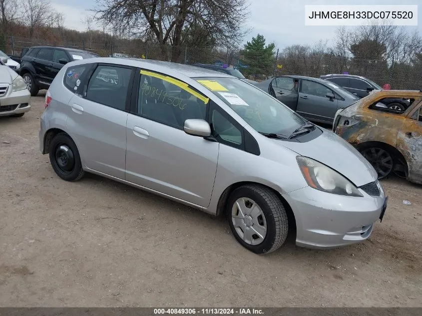 JHMGE8H33DC075520 2013 Honda Fit