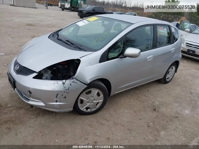 JHMGE8H33DC075520 2013 Honda Fit