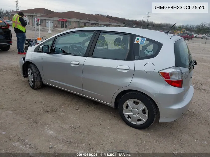 JHMGE8H33DC075520 2013 Honda Fit