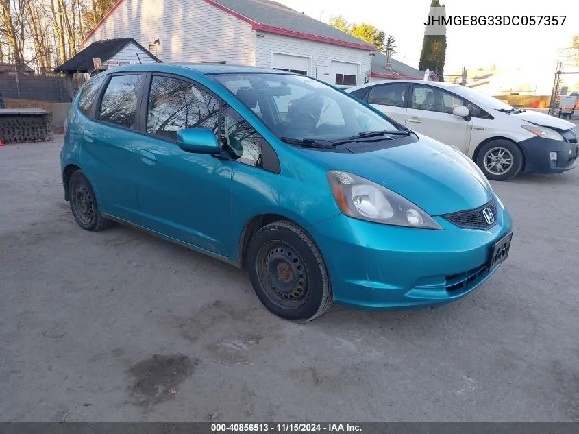 2013 Honda Fit VIN: JHMGE8G33DC057357 Lot: 40856513