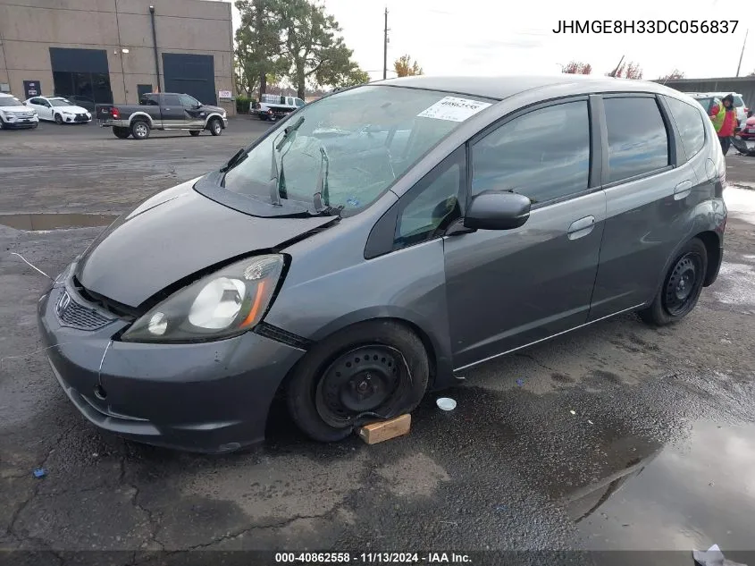 2013 Honda Fit VIN: JHMGE8H33DC056837 Lot: 40862558