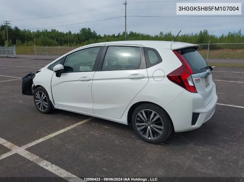 2015 Honda Fit VIN: 3HGGK5H85FM107004 Lot: 12090423