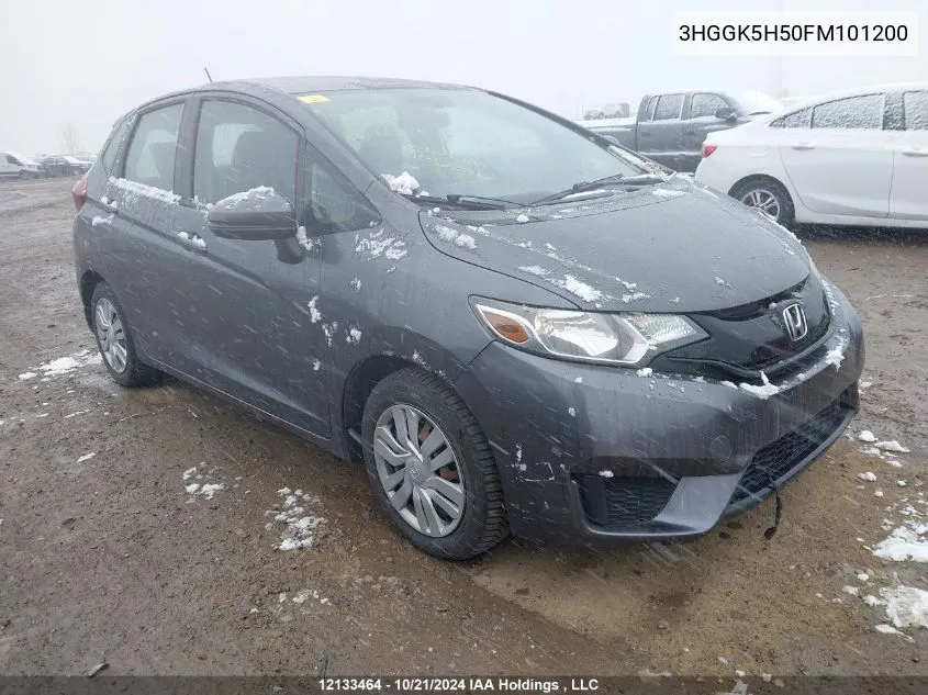 2015 Honda Fit VIN: 3HGGK5H50FM101200 Lot: 12133464