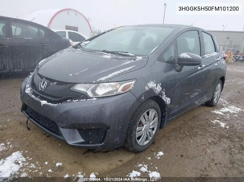 2015 Honda Fit VIN: 3HGGK5H50FM101200 Lot: 12133464