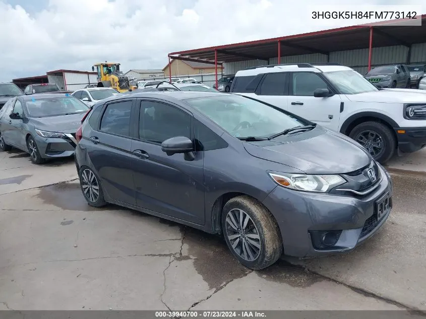 3HGGK5H84FM773142 2015 Honda Fit Ex/Ex-L