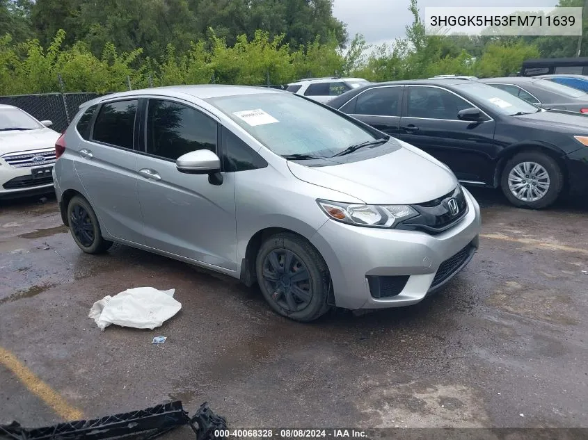 3HGGK5H53FM711639 2015 Honda Fit Lx