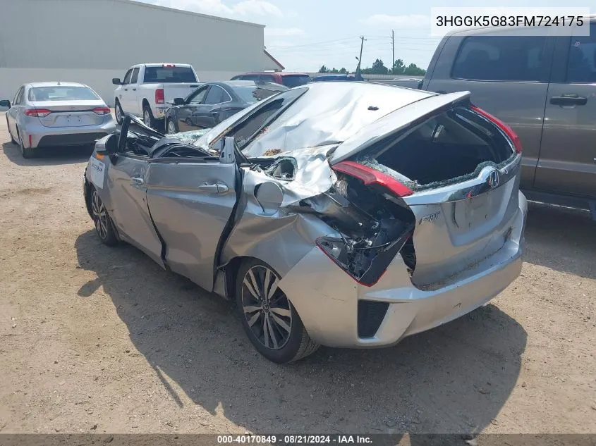 3HGGK5G83FM724175 2015 Honda Fit Ex