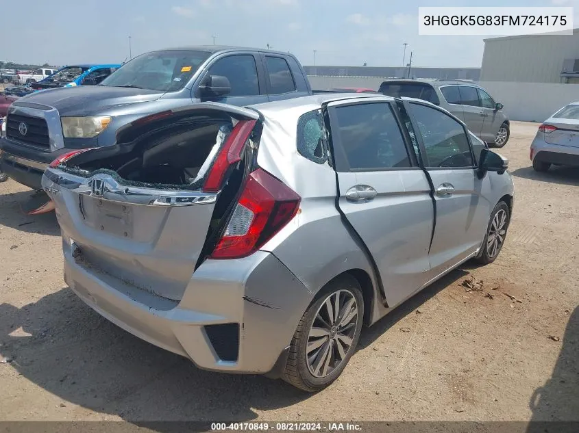 3HGGK5G83FM724175 2015 Honda Fit Ex