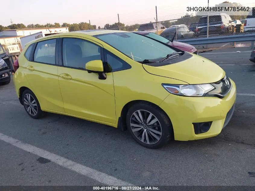 2015 Honda Fit Ex/Ex-L VIN: 3HGGK5H85FM785462 Lot: 40196716