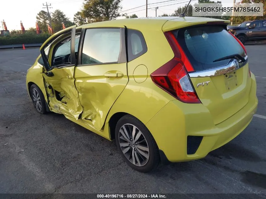 2015 Honda Fit Ex/Ex-L VIN: 3HGGK5H85FM785462 Lot: 40196716