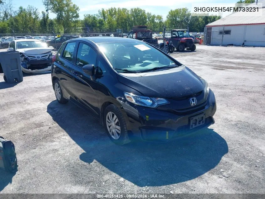 3HGGK5H54FM733231 2015 Honda Fit Lx