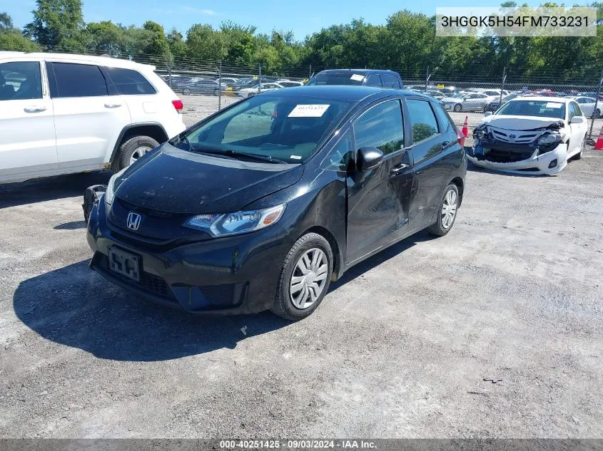 3HGGK5H54FM733231 2015 Honda Fit Lx