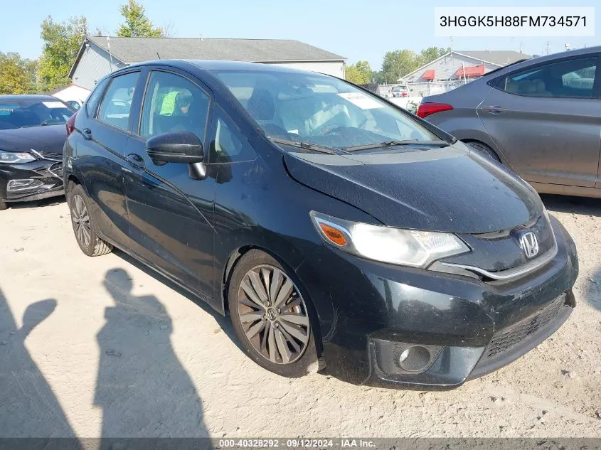 3HGGK5H88FM734571 2015 Honda Fit Ex/Exl