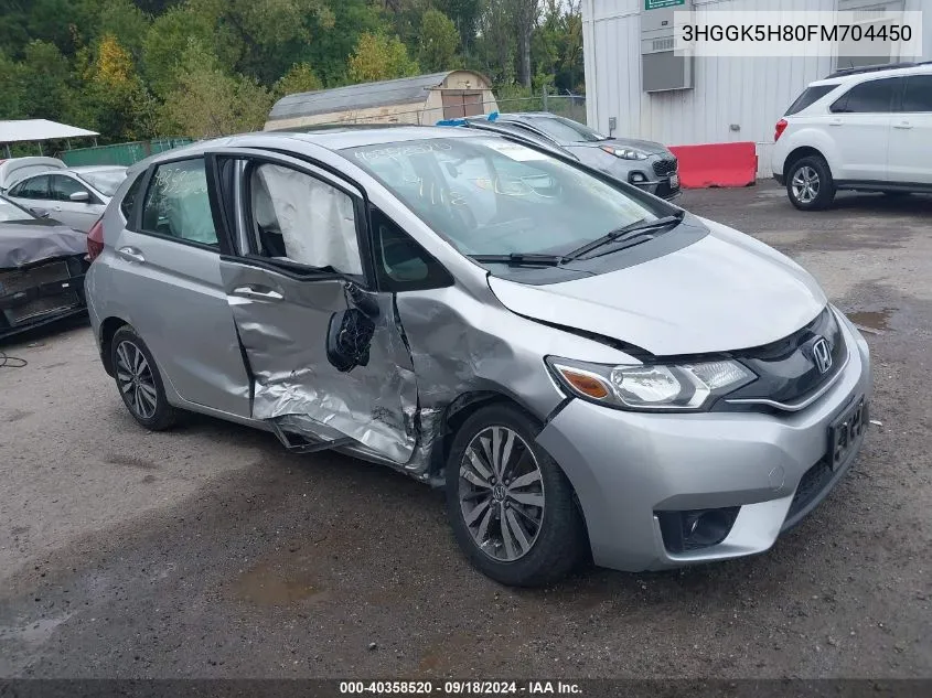 3HGGK5H80FM704450 2015 Honda Fit Ex/Exl