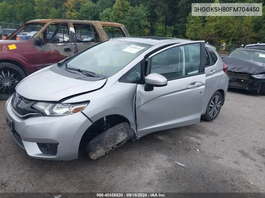 3HGGK5H80FM704450 2015 Honda Fit Ex/Exl